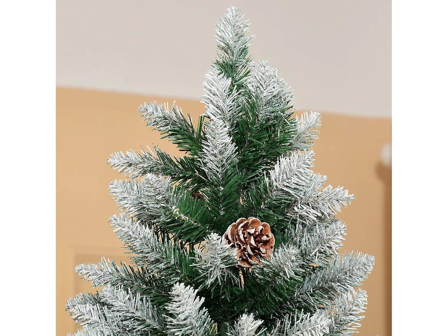 Árbol de navidad verde 105x105x210 cm HOMCOM