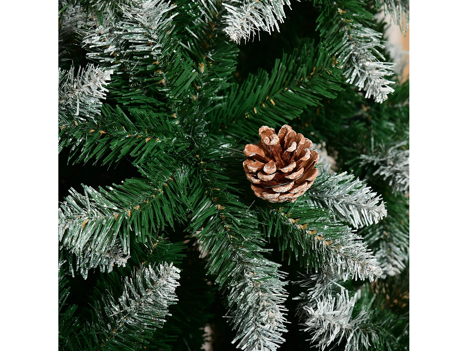 Árbol de navidad verde 105x105x210 cm HOMCOM