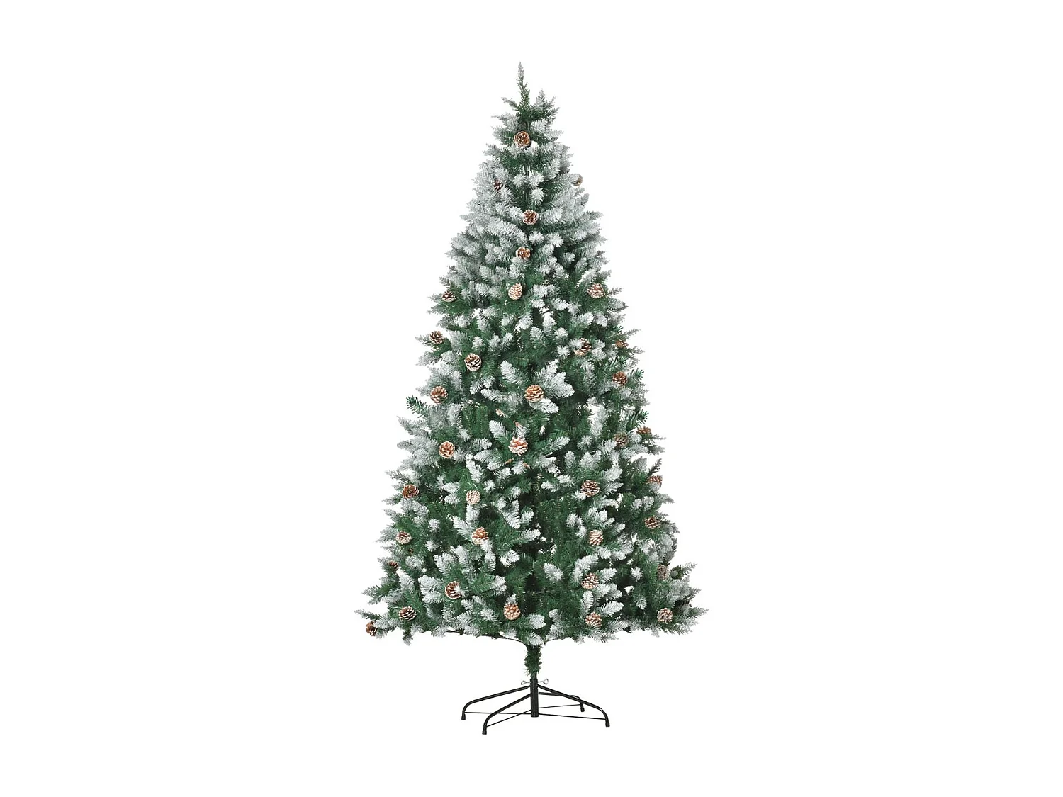 Árbol de navidad verde 105x105x210 cm HOMCOM