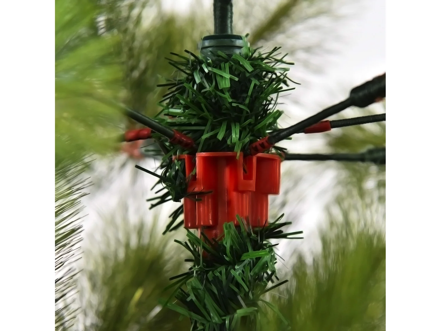 Árbol de navidad verde 90x90x210 cm HOMCOM