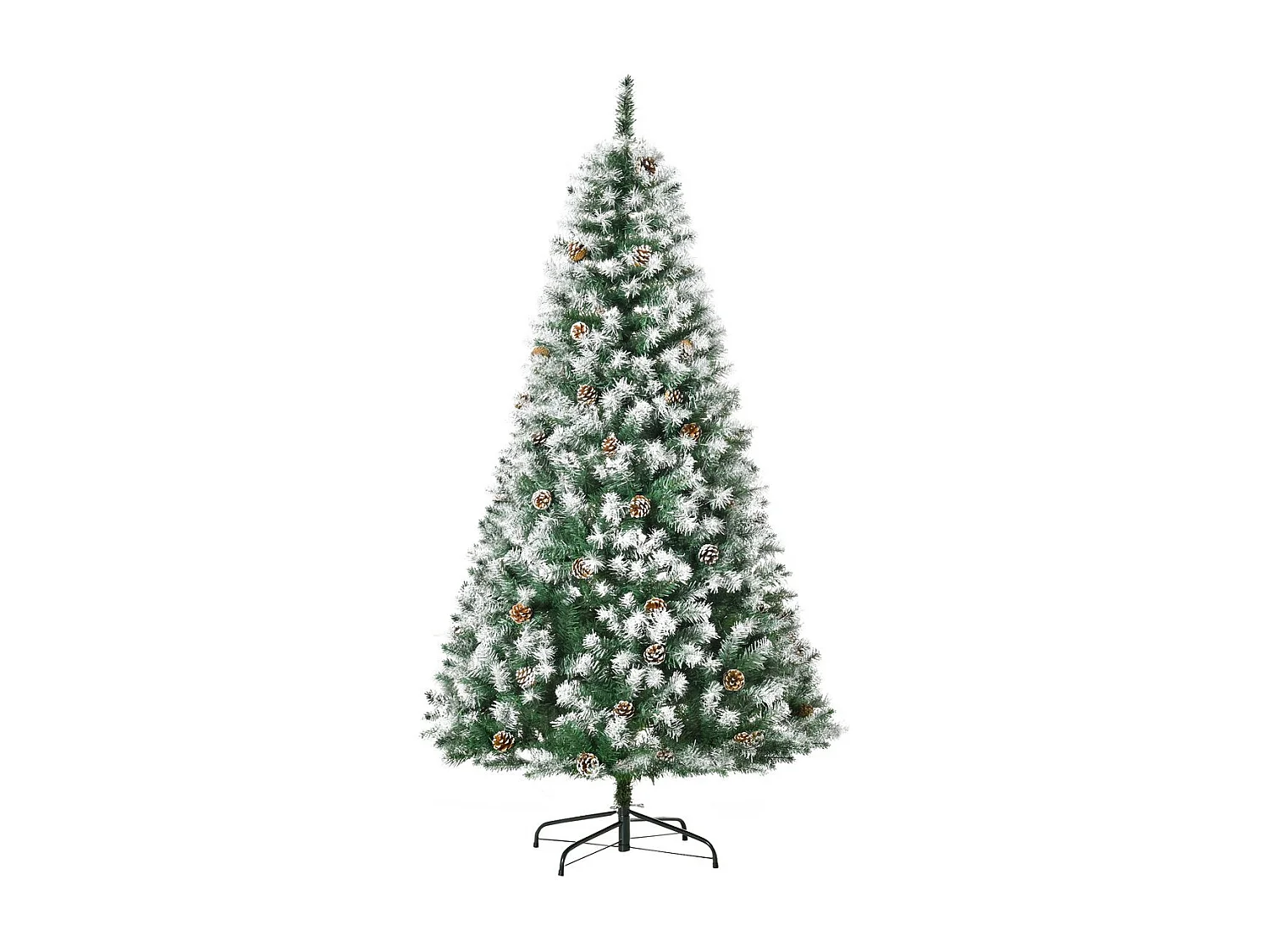 Árbol de navidad verde 103x103x180 cm HOMCOM