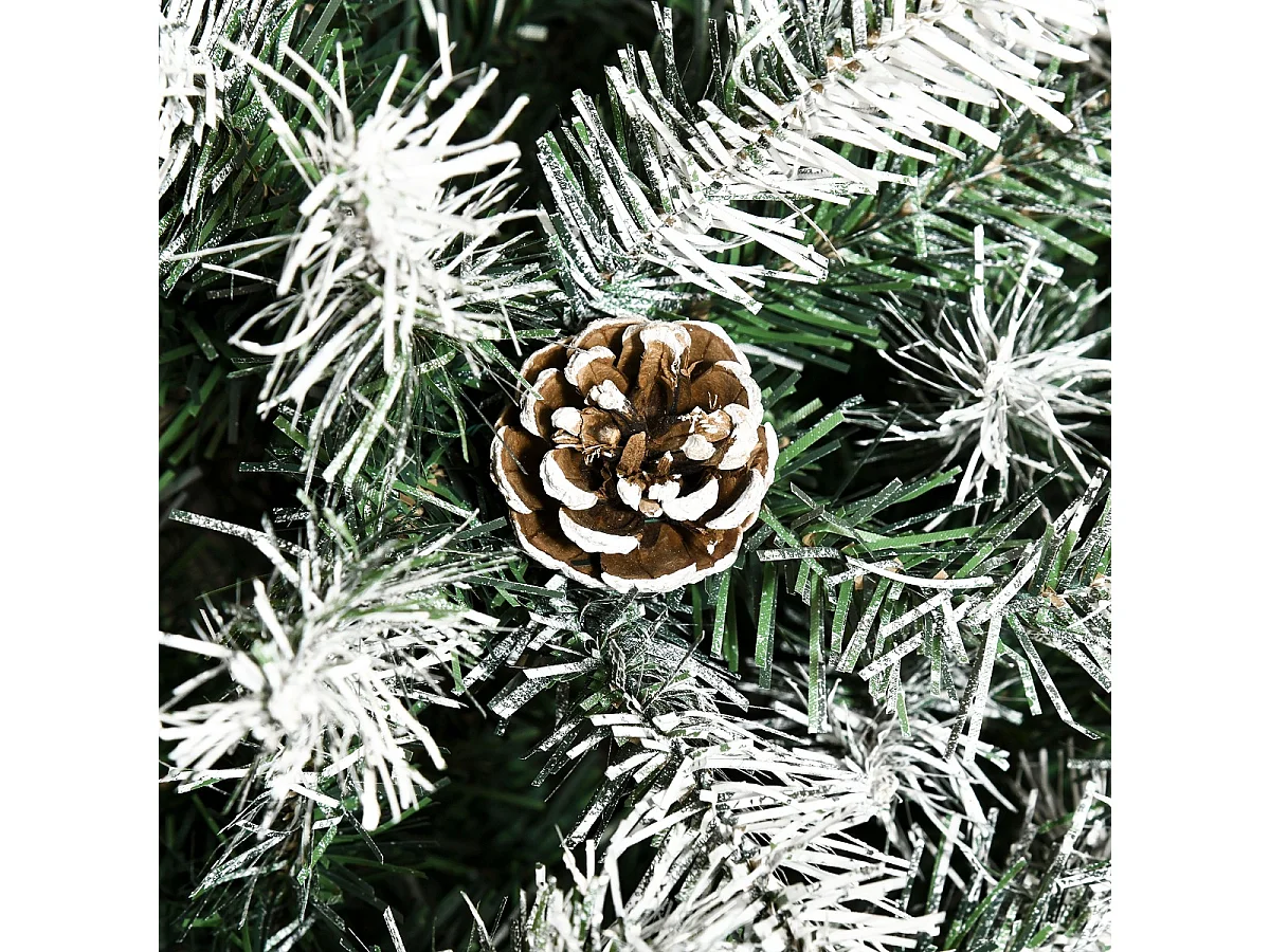 Árbol de navidad verde 103x103x180 cm HOMCOM