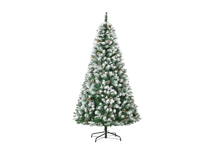 Árbol de navidad verde 103x103x180 cm HOMCOM