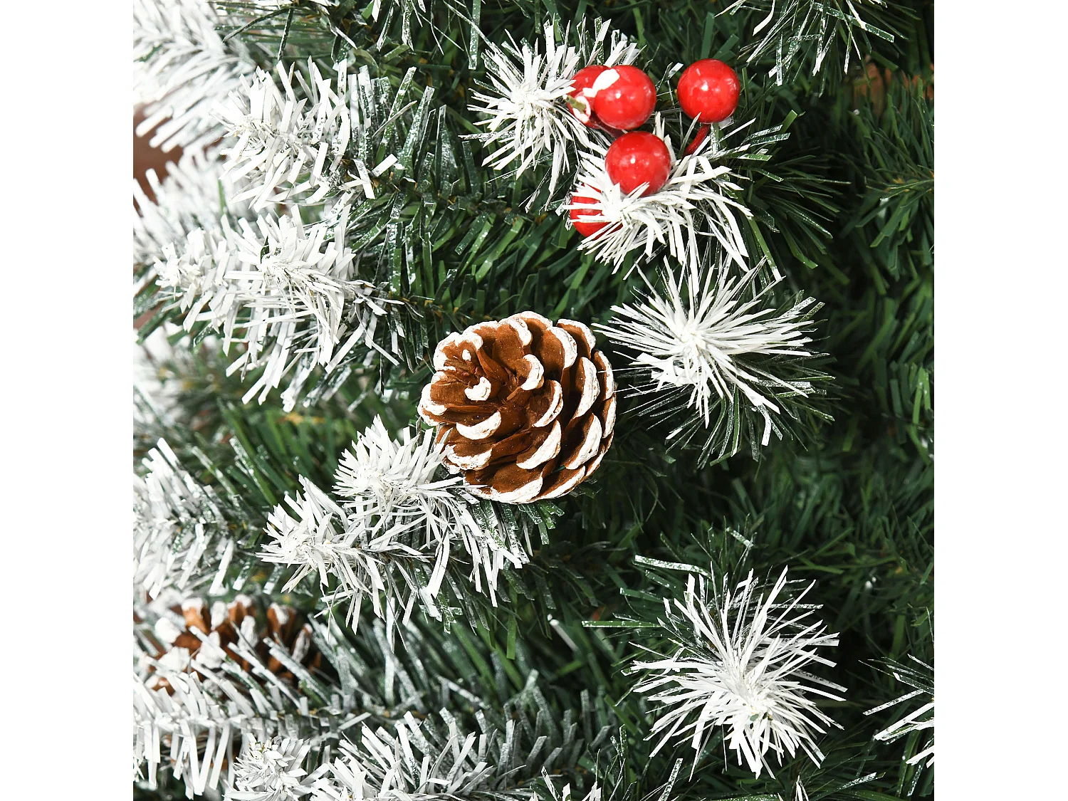 Árbol de navidad verde 65x65x180 cm HOMCOM