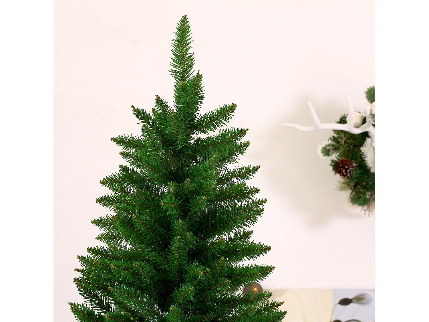 Árbol de navidad verde ø91x210 cm HOMCOM