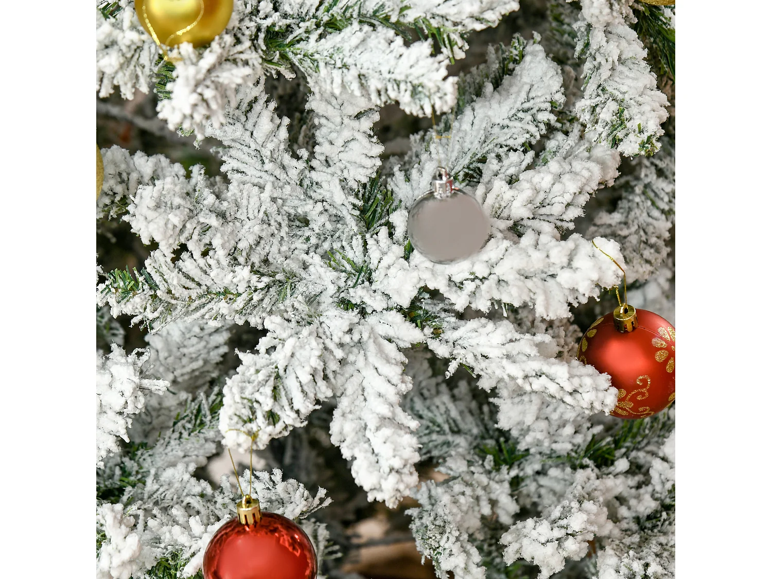 Árbol de navidad verde 105x105x180 cm HOMCOM