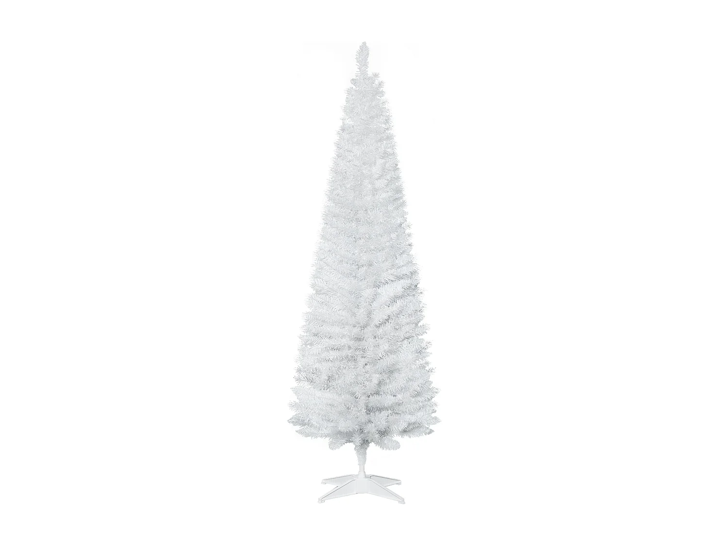 Árbol de navidad blanco 55x55x180 cm HOMCOM