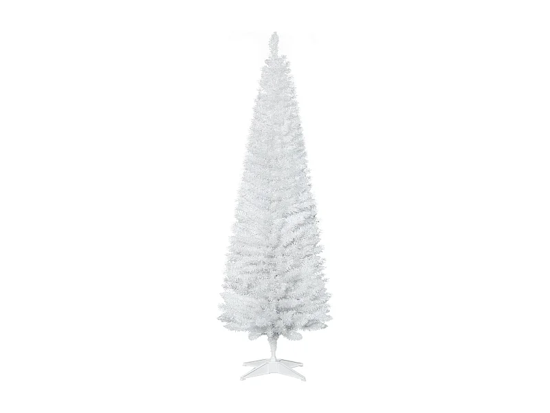 Árbol de navidad blanco 55x55x180 cm HOMCOM