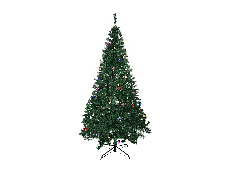 Árbol de navidad verde 93x93x210 cm HOMCOM