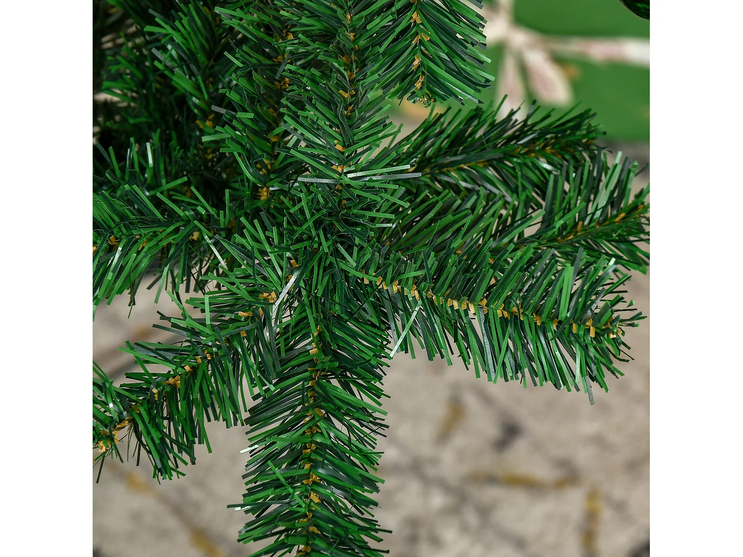 Árbol de navidad verde 93x93x210 cm HOMCOM