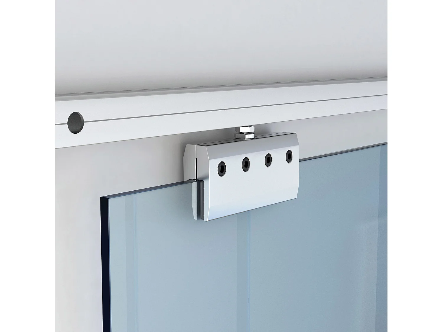 Puerta corredera translucido y a rayas transparentes 200x213 cm HOMCOM