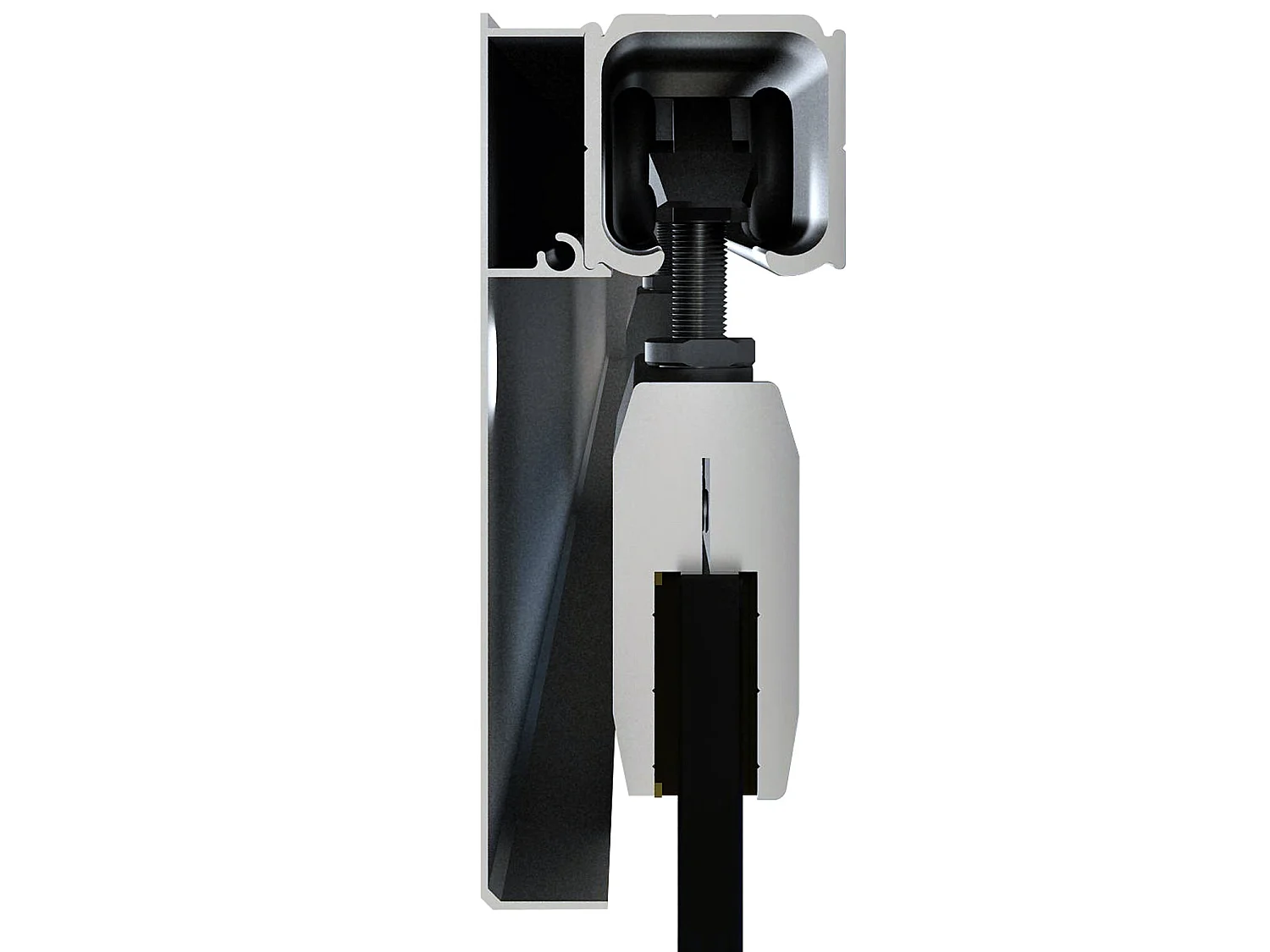 Puerta corredera translucido y a rayas transparentes 200x213 cm HOMCOM