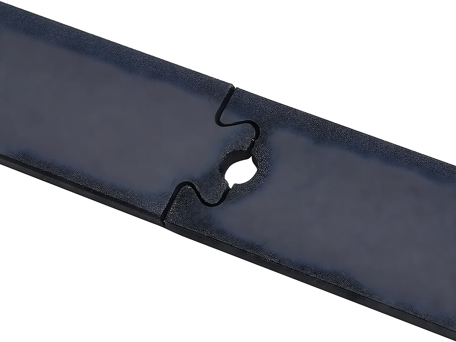 Herraje para puerta corredera negro 200x0.6x4 cm HOMCOM