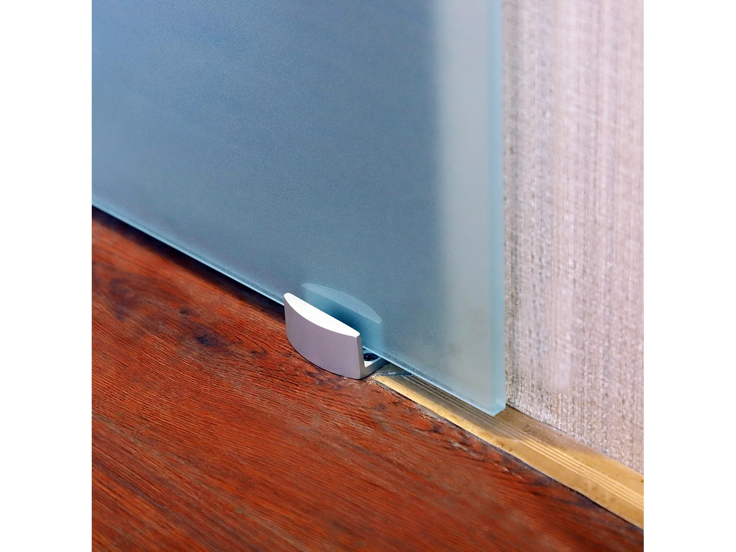 Puerta corredera esmerilado con rayas 200x213 cm HOMCOM