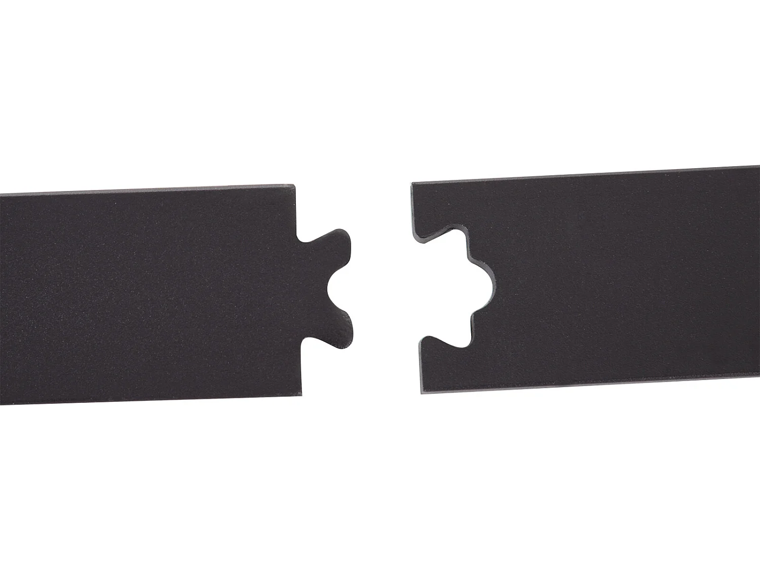 Herraje para puerta corredera café oscuro 183x4x0.6 cm HOMCOM