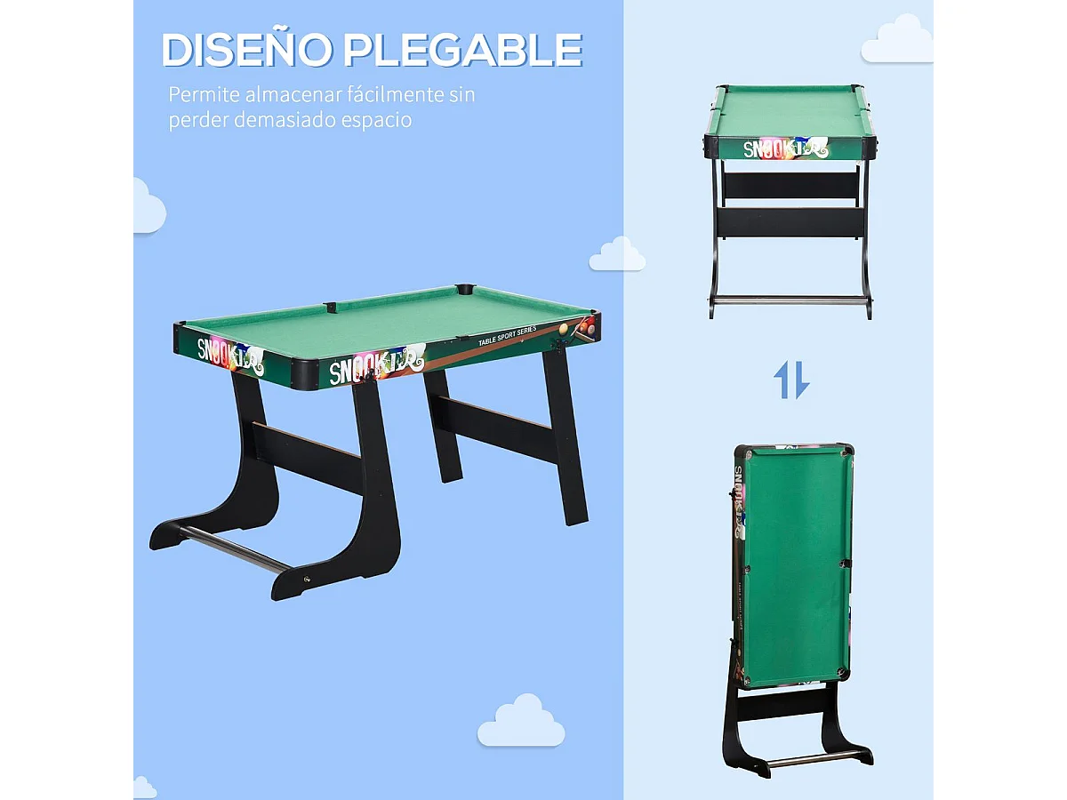 Mesa de multijuegos multicolor 118x104x71 cm HOMCOM