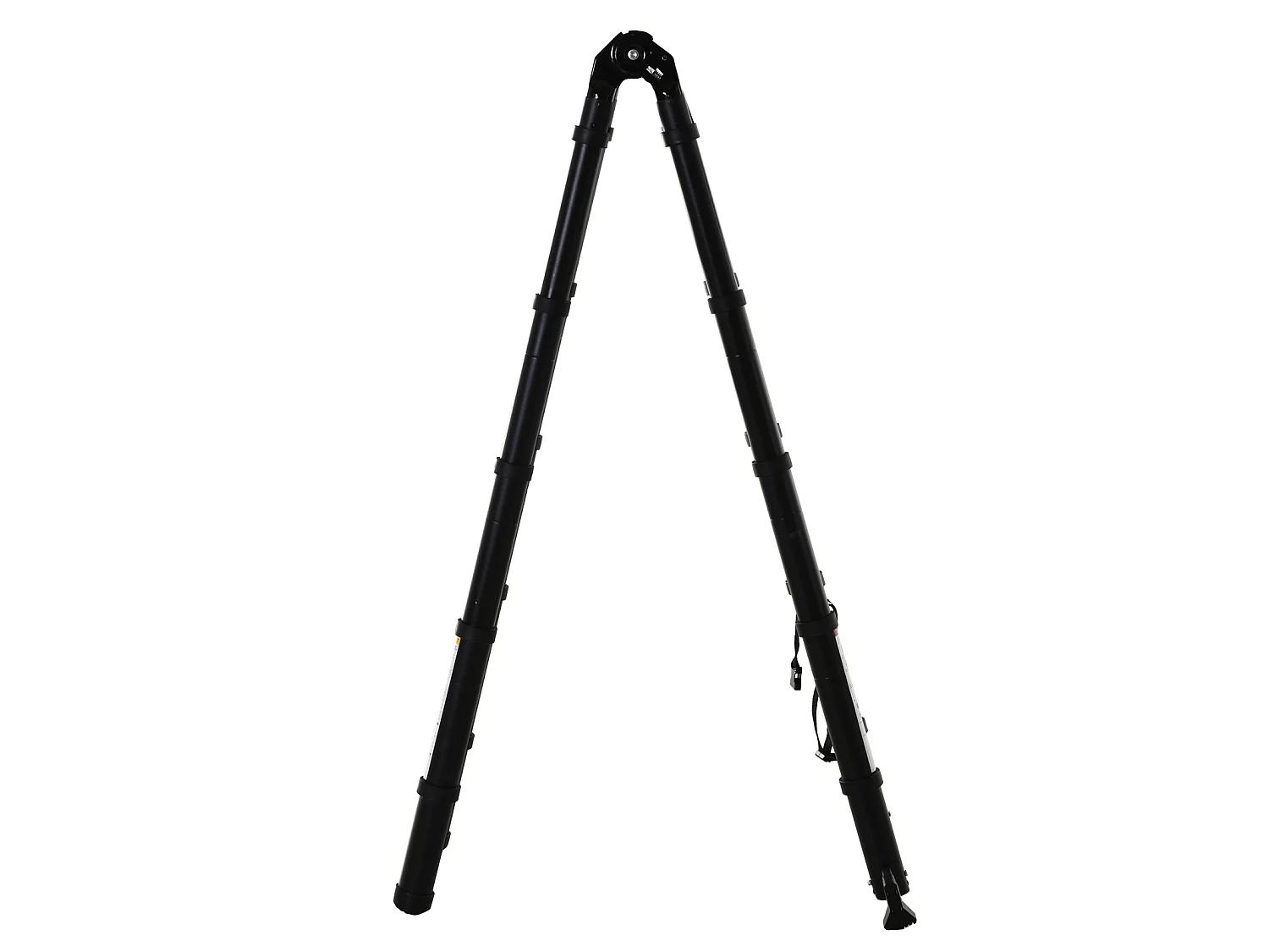 Escalera telescópica multifuncional negro 320x67x7 cm DURHAND