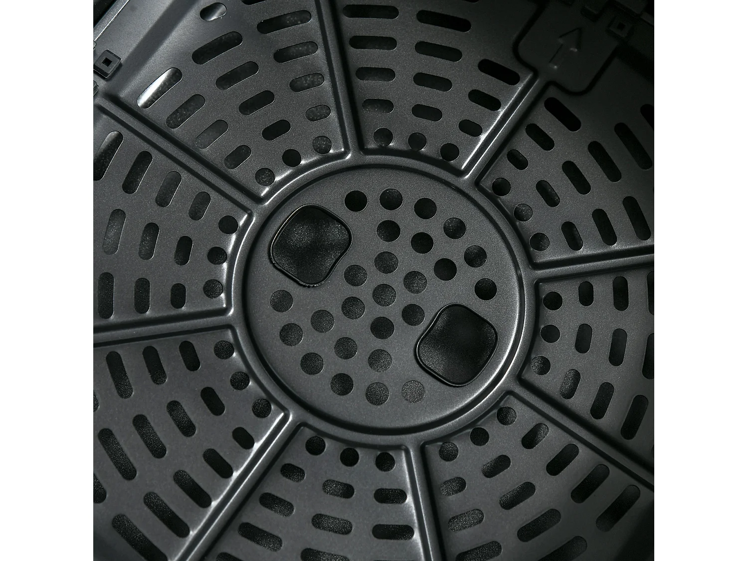 Freidora sin aceite negro 36.5x29x33.8 cm HOMCOM