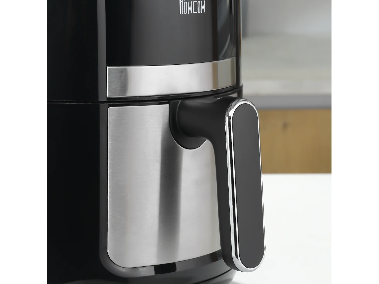 Freidora sin aceite negro 34.2x25.6x31.8 cm HOMCOM