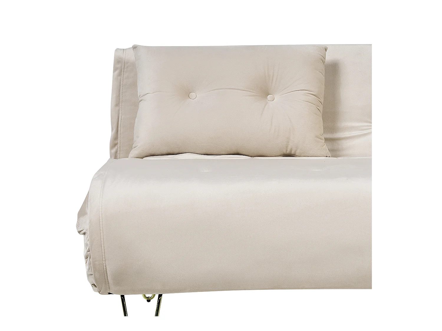 Canapé-lit 2 places VESTFOLD Velours Beige