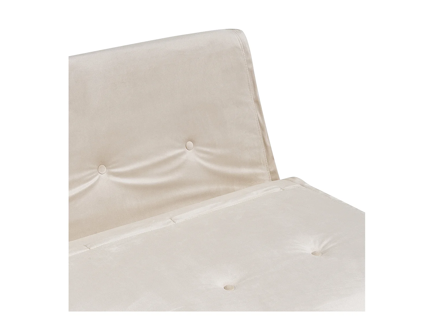 Canapé-lit 2 places VESTFOLD Velours Beige