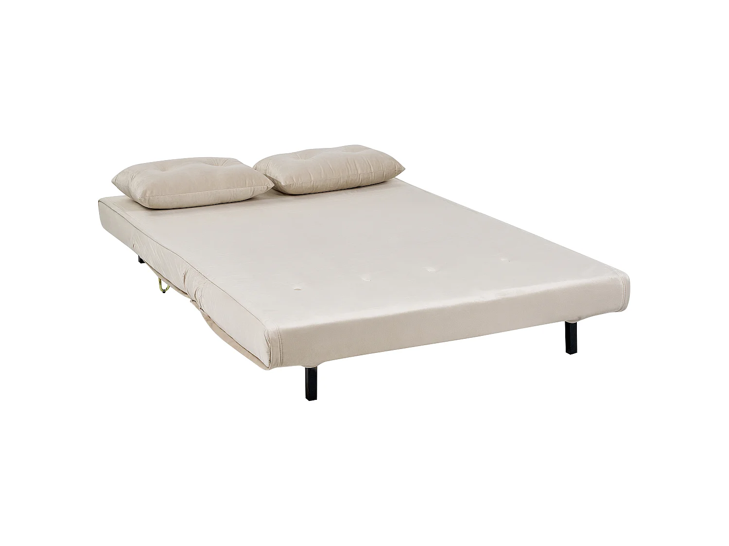 Canapé-lit 2 places VESTFOLD Velours Beige