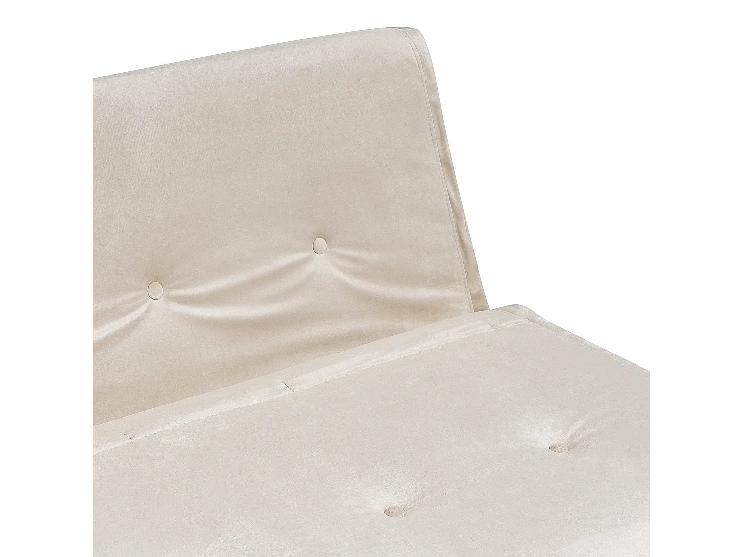 Canapé-lit 2 places VESTFOLD Velours Beige