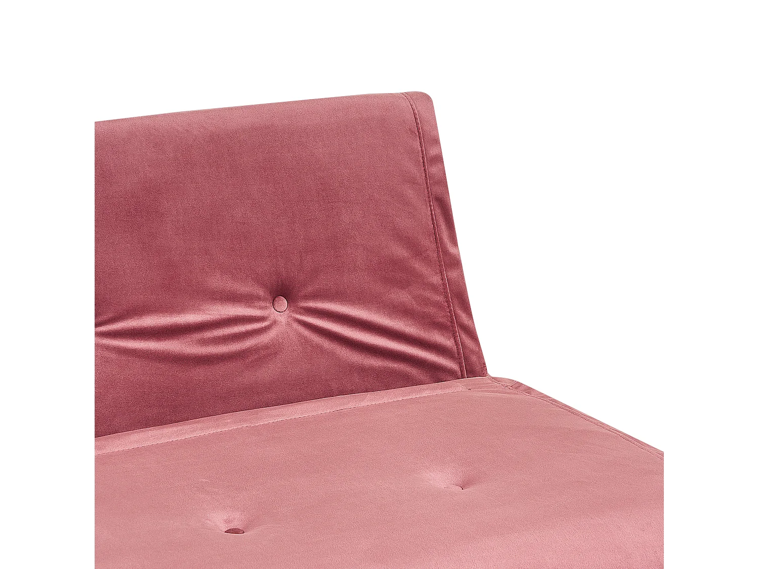 Canapé-lit 2 places VESTFOLD Velours Rose