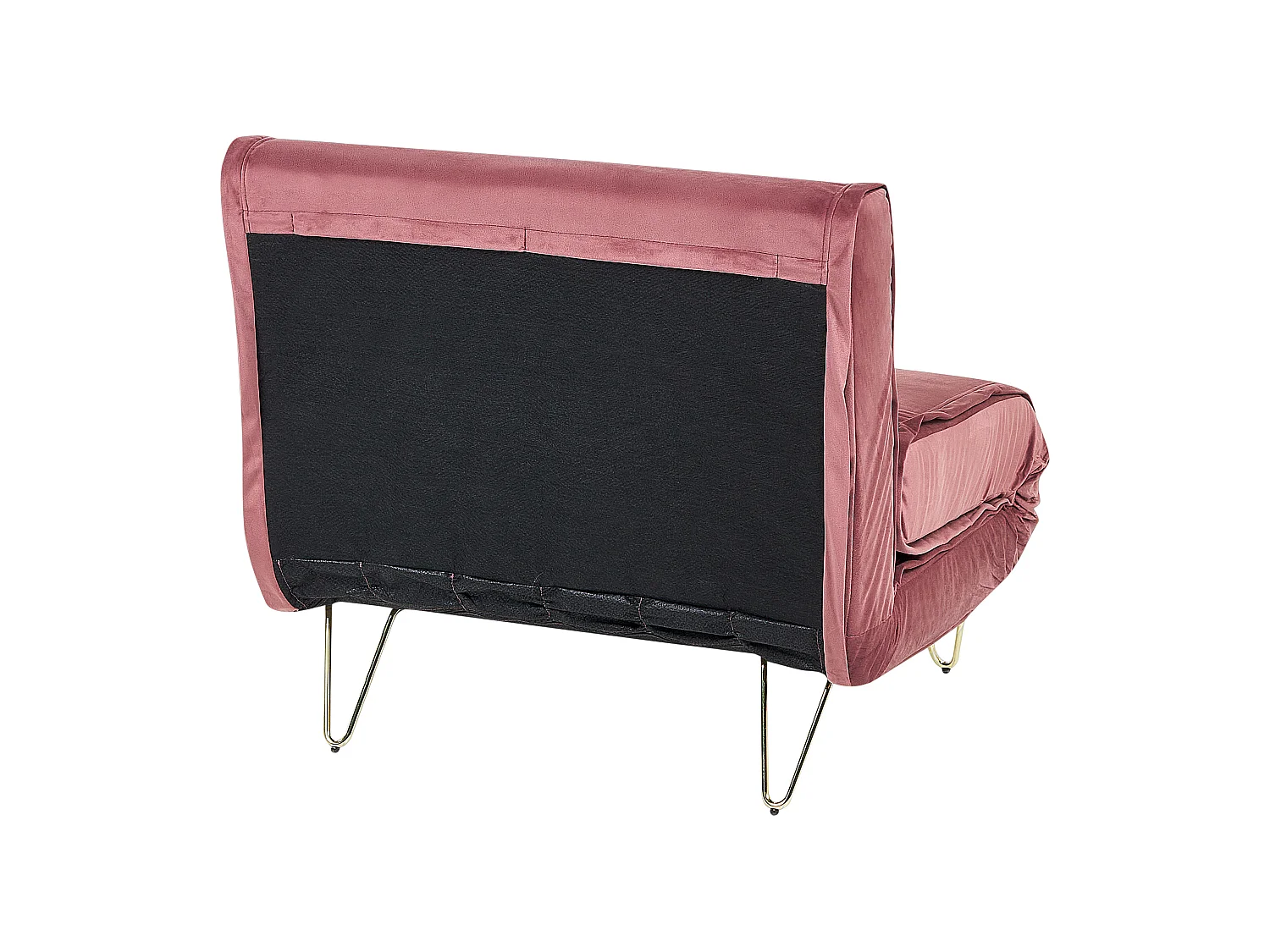 Sofá cama individual VESTFOLD Terciopelo Rosa