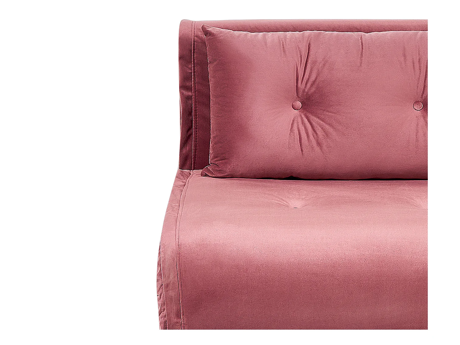 Sofá cama individual VESTFOLD Terciopelo Rosa