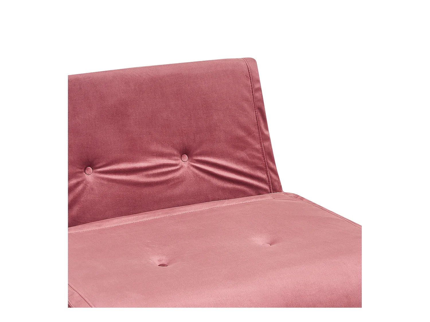 Sofá cama individual VESTFOLD Terciopelo Rosa