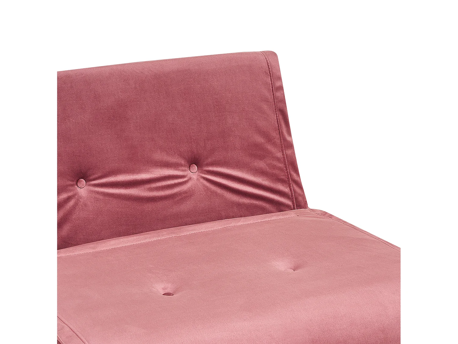 Fauteuil convertible VESTFOLD Velours Rose