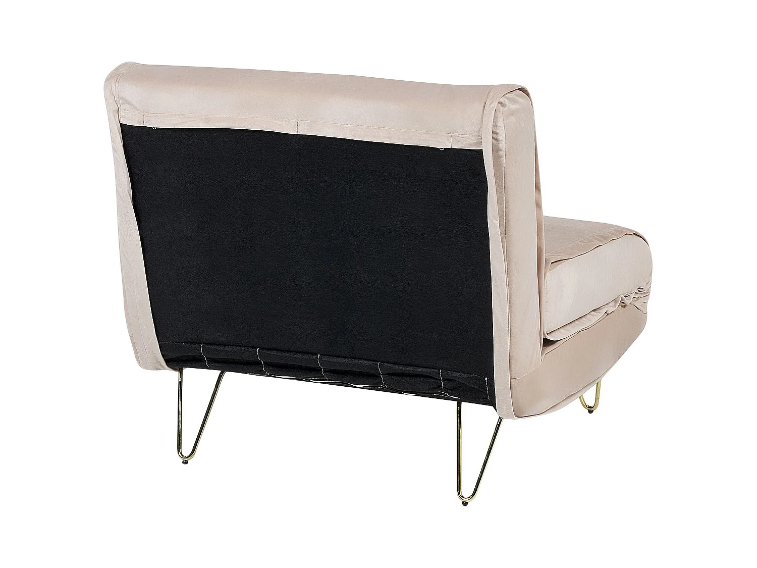 Fauteuil convertible VESTFOLD Velours Beige