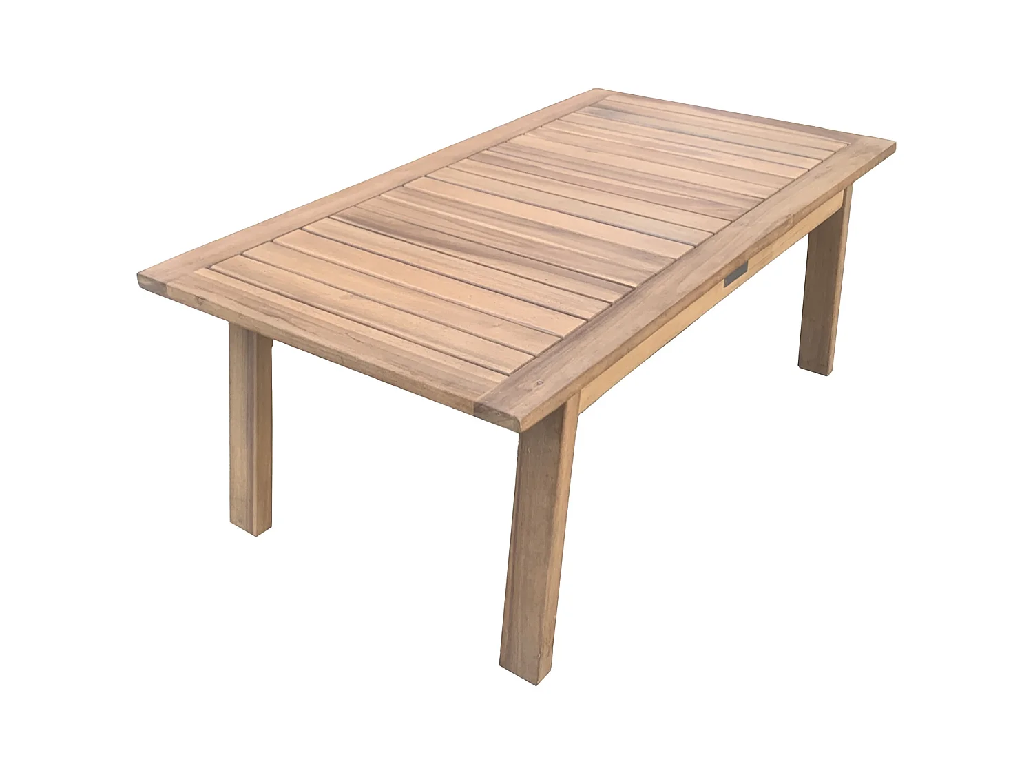 Conjunto de muebles de jardín de acacia GILI 4 plazas cojines arena