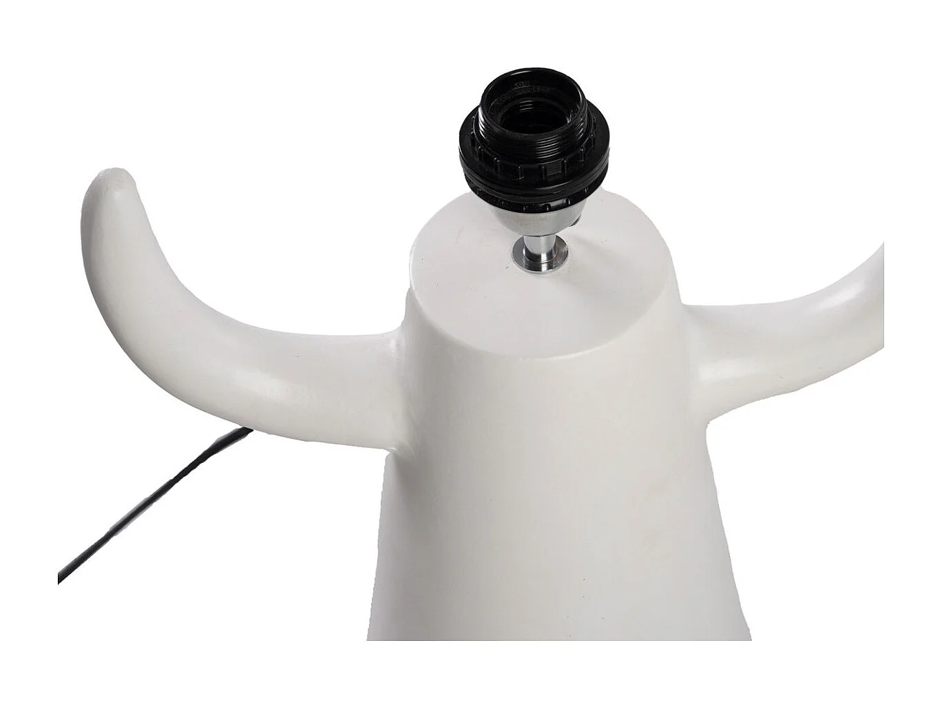 BILLY BOB - Lampe en terracotta blanche à cordes naturelles