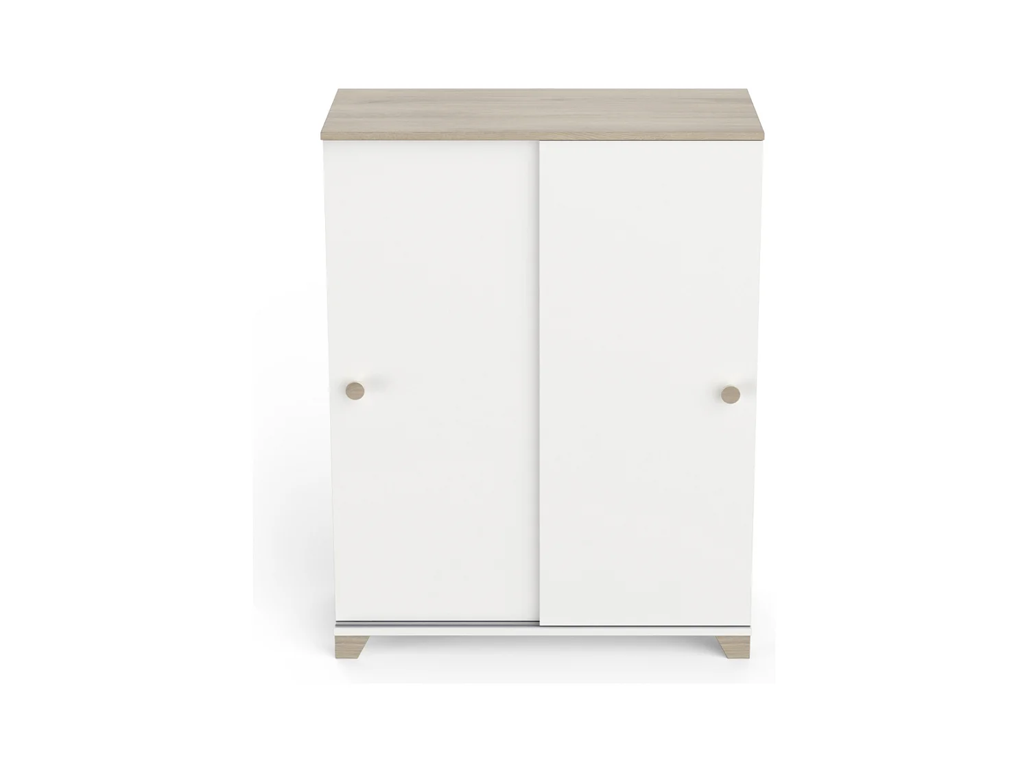 Mobile contenitore 2 porte scorrevoli L79,9 cm - IZZY