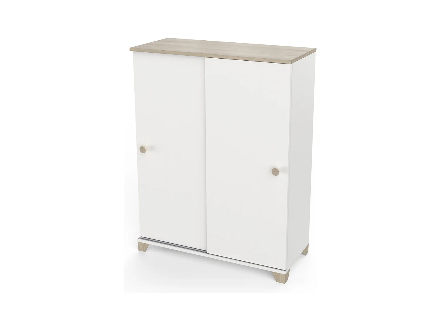 Mobile contenitore 2 porte scorrevoli L79,9 cm - IZZY