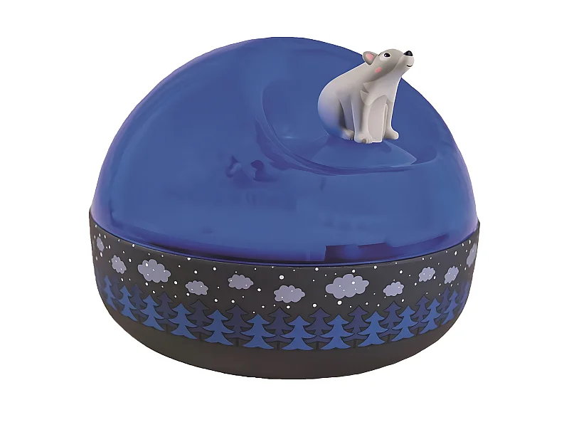 Veilleuse Projecteur d'aurores boréales - Ours sur la banquis