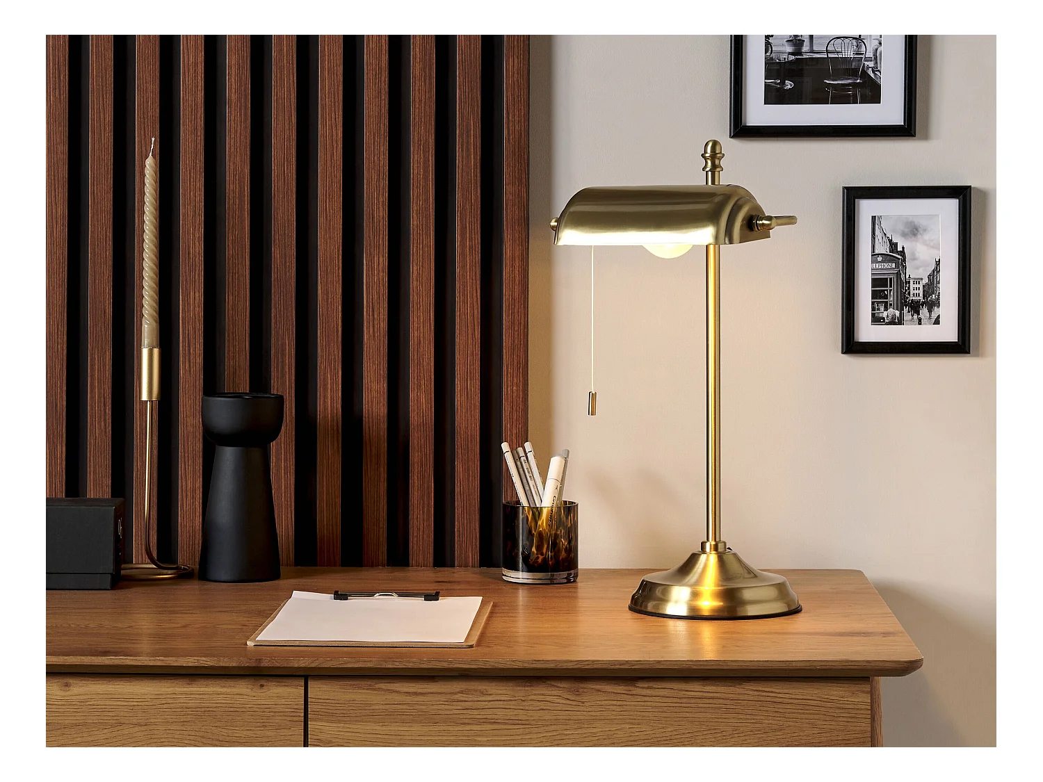 Lampe de bureau MARAVAL Métal Doré