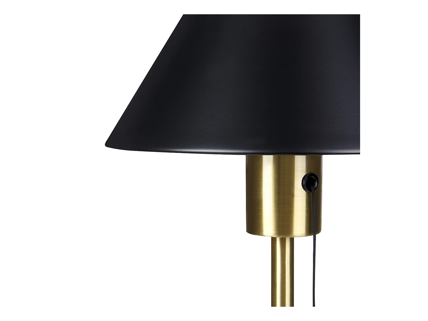 Lampe à poser CAPARO Métal Noir/doré