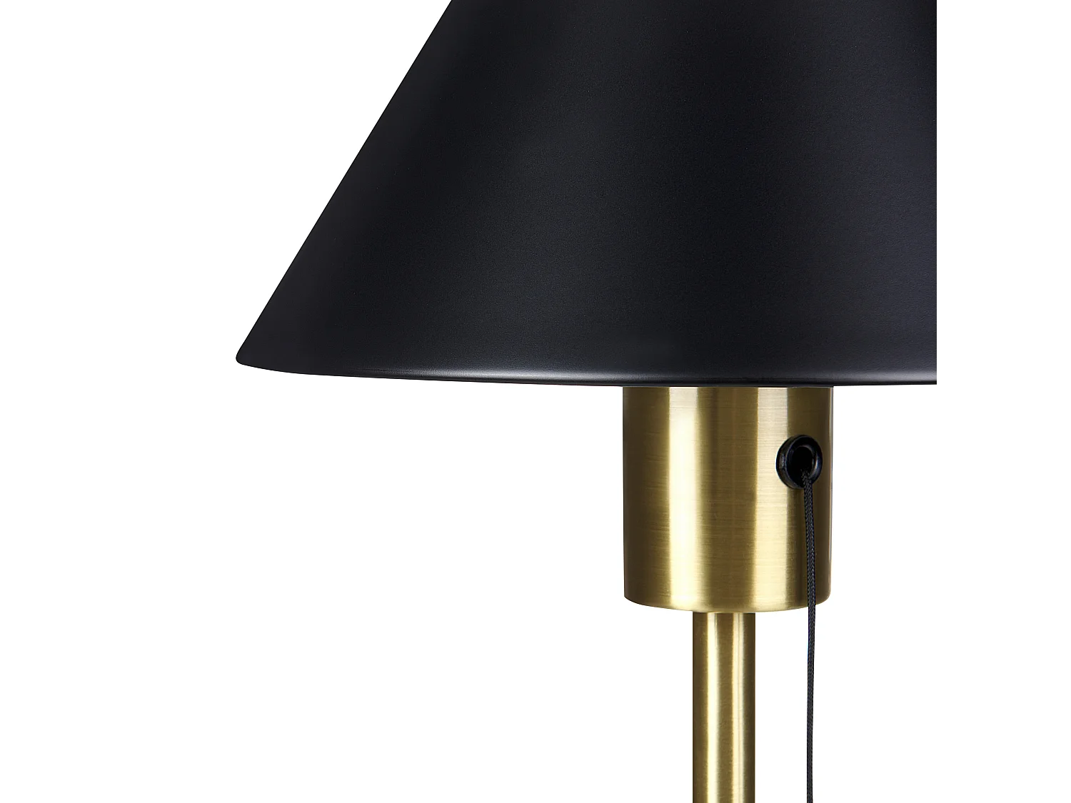 Tafellamp CAPARO Metaal Zwart/goud