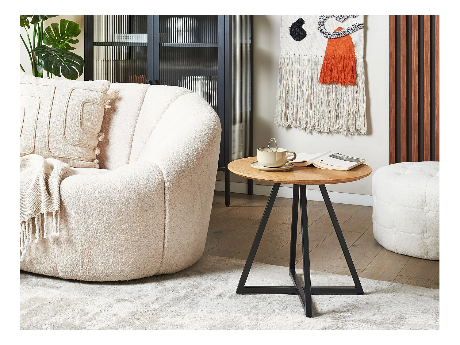 Table d'appoint ATOKA Marron clair