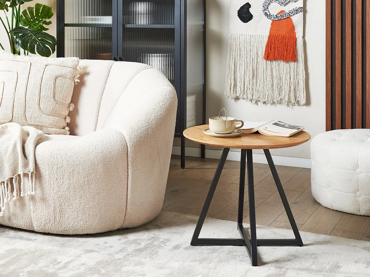 Bijzettafel ATOKA Lichtbruin