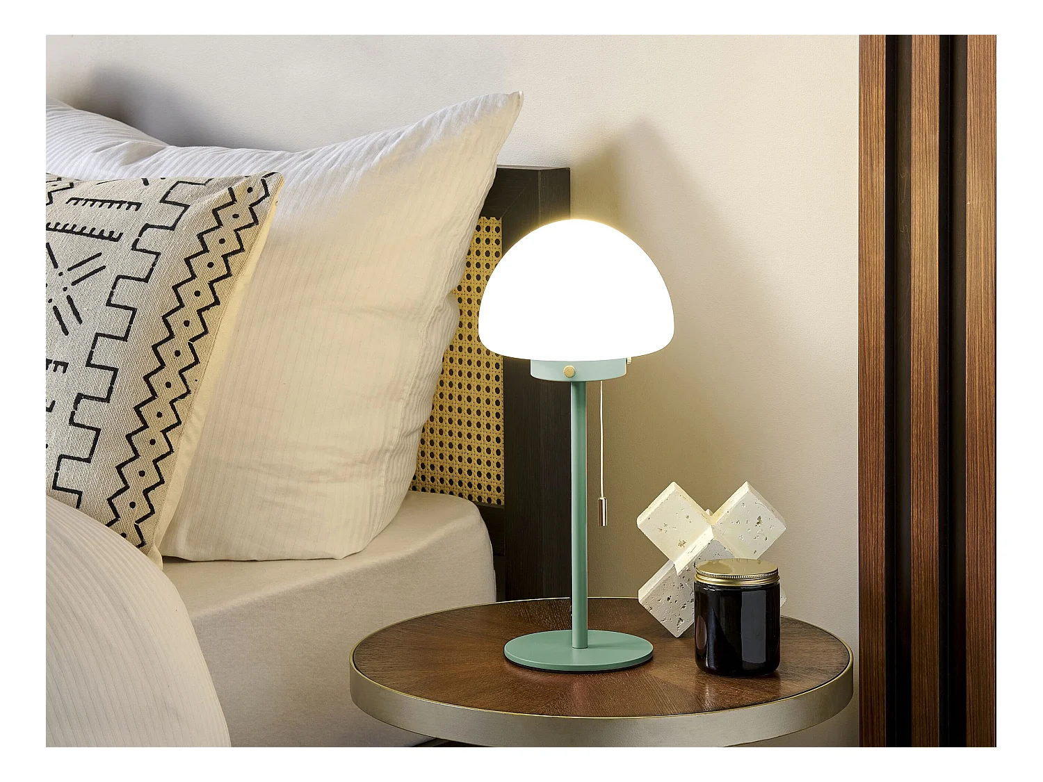 Lampe à poser MORUGA Métal Vert