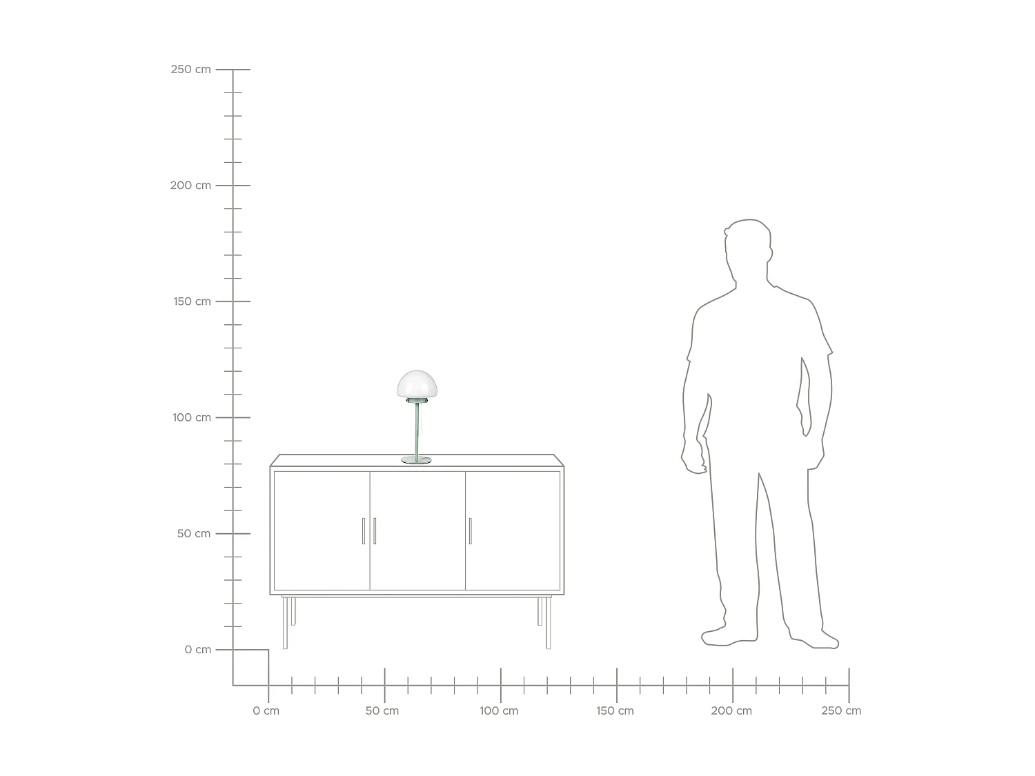 Tafellamp MORUGA Metaal Groen