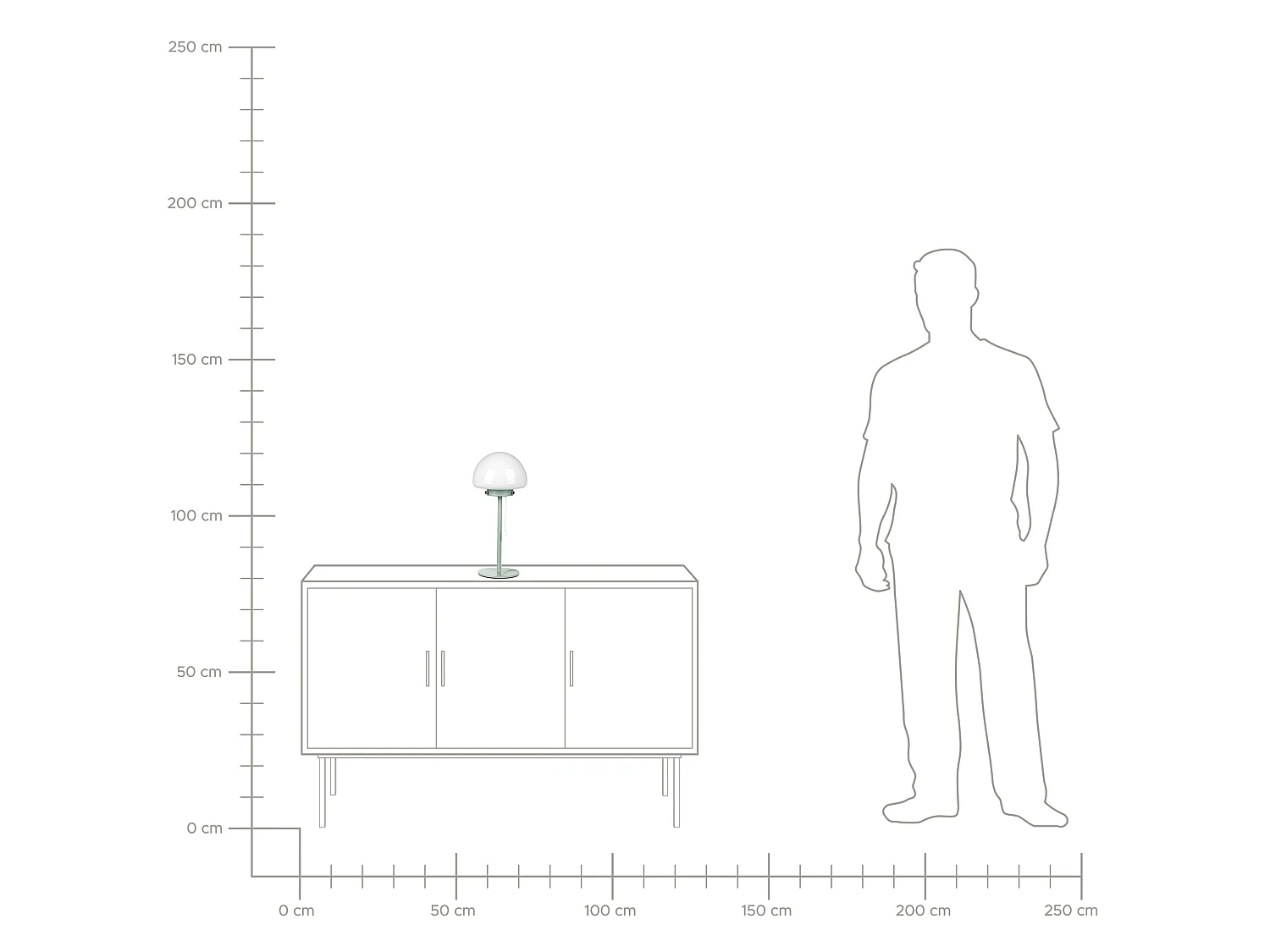Lampe à poser MORUGA Métal Vert