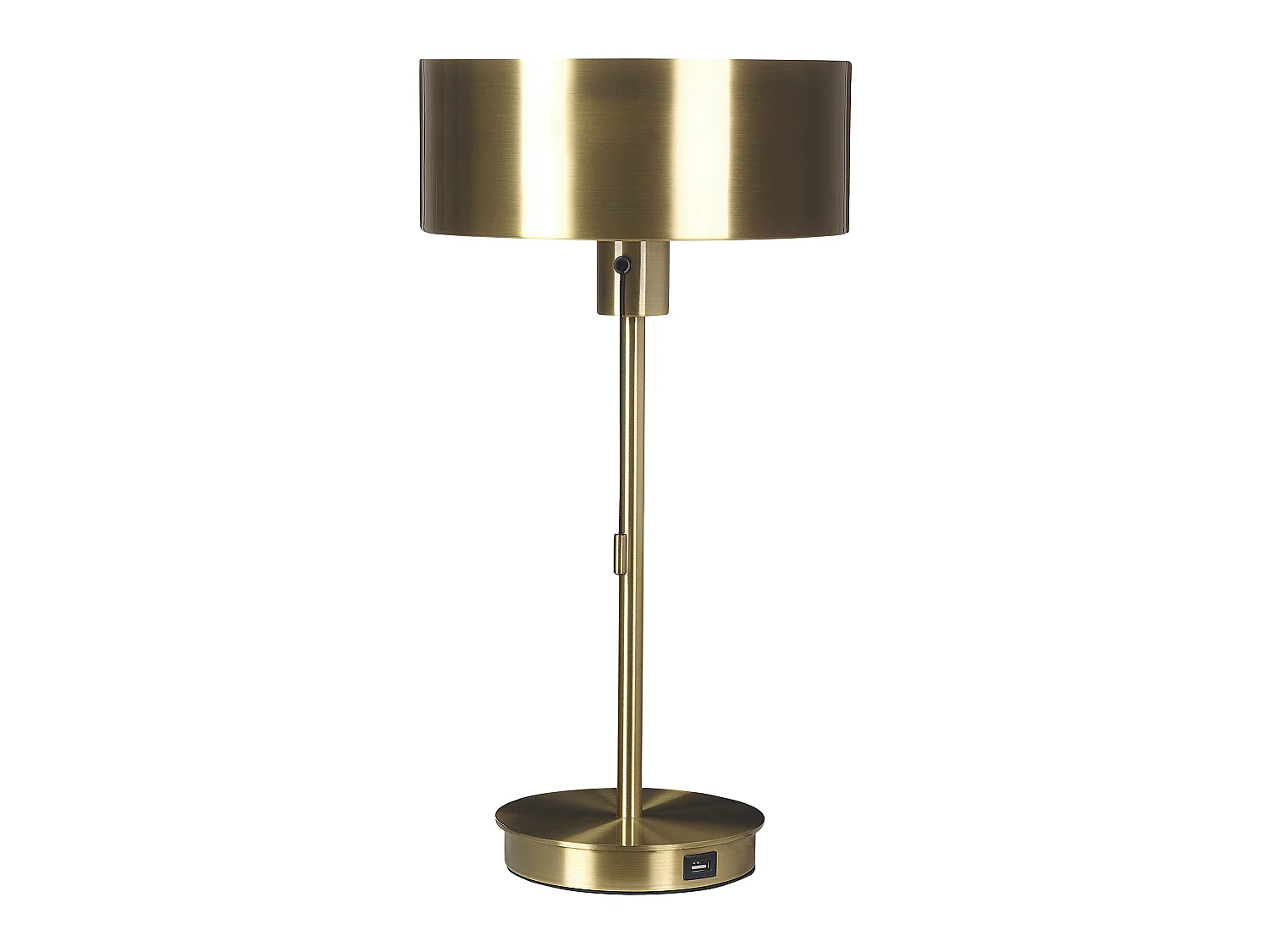 Lampada da tavolo ARIPO con porta USB Metallo Oro