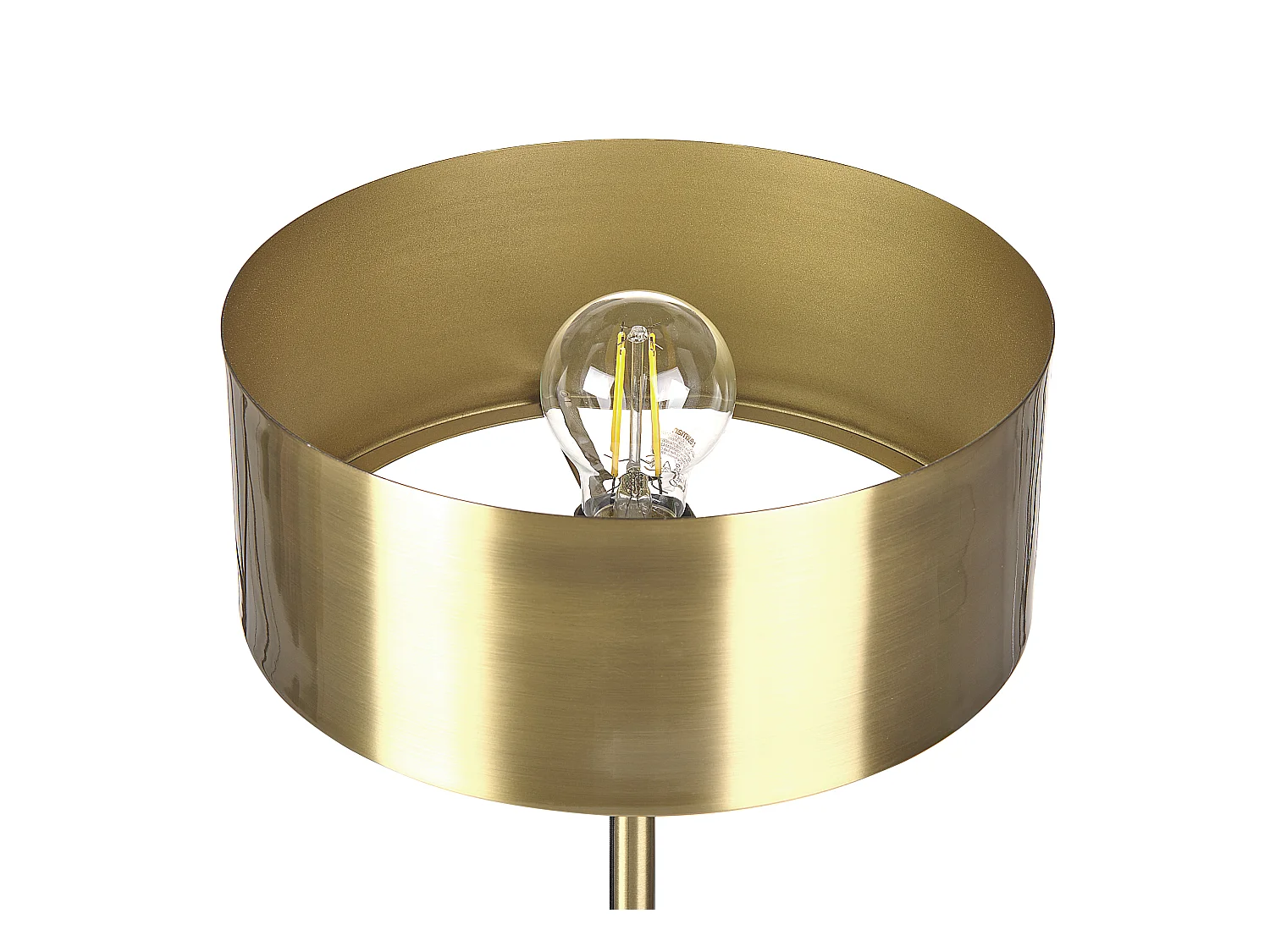 Lampada da tavolo ARIPO con porta USB Metallo Oro