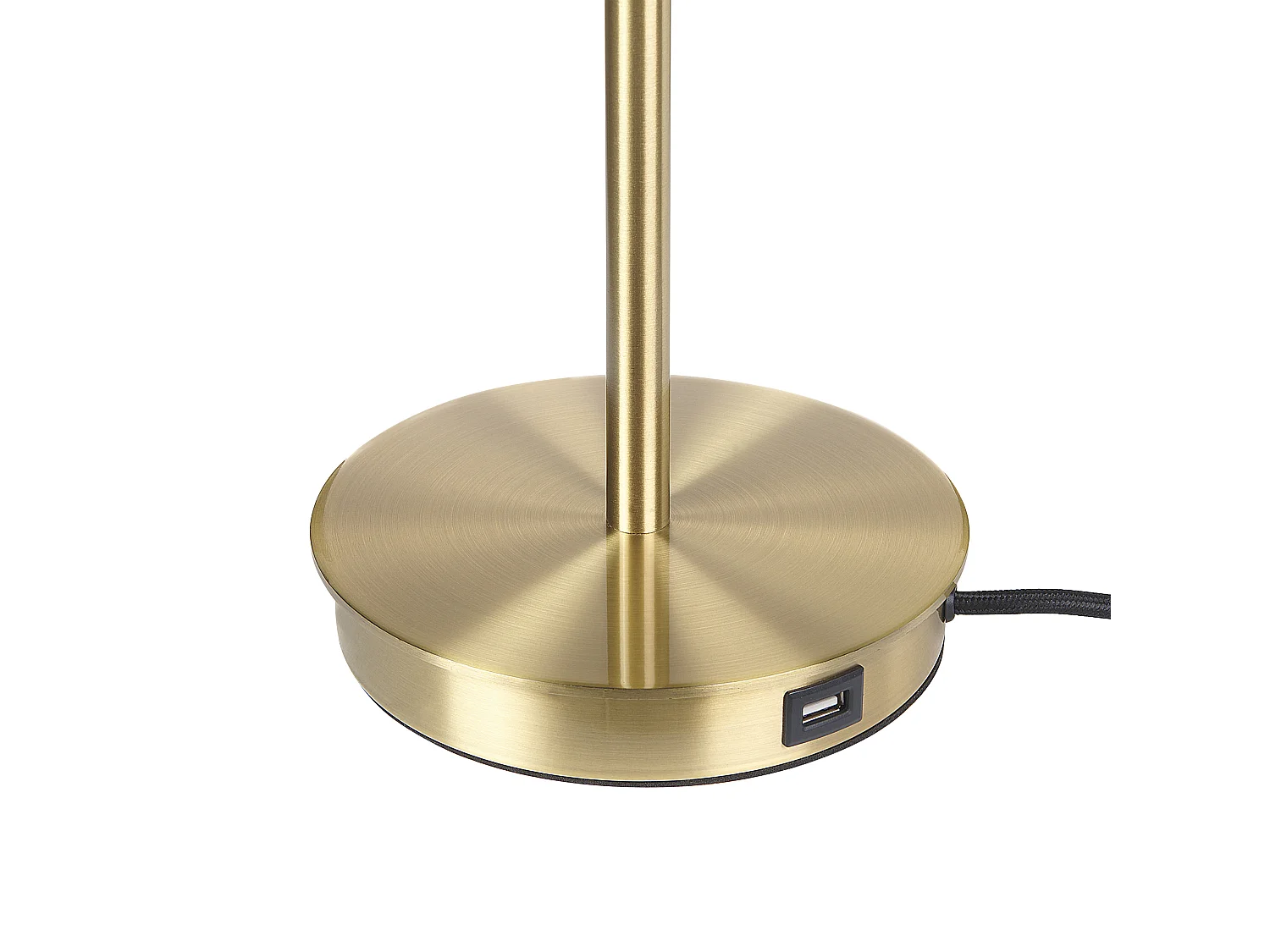 Lampe à poser ARIPO avec port USB Métal Doré