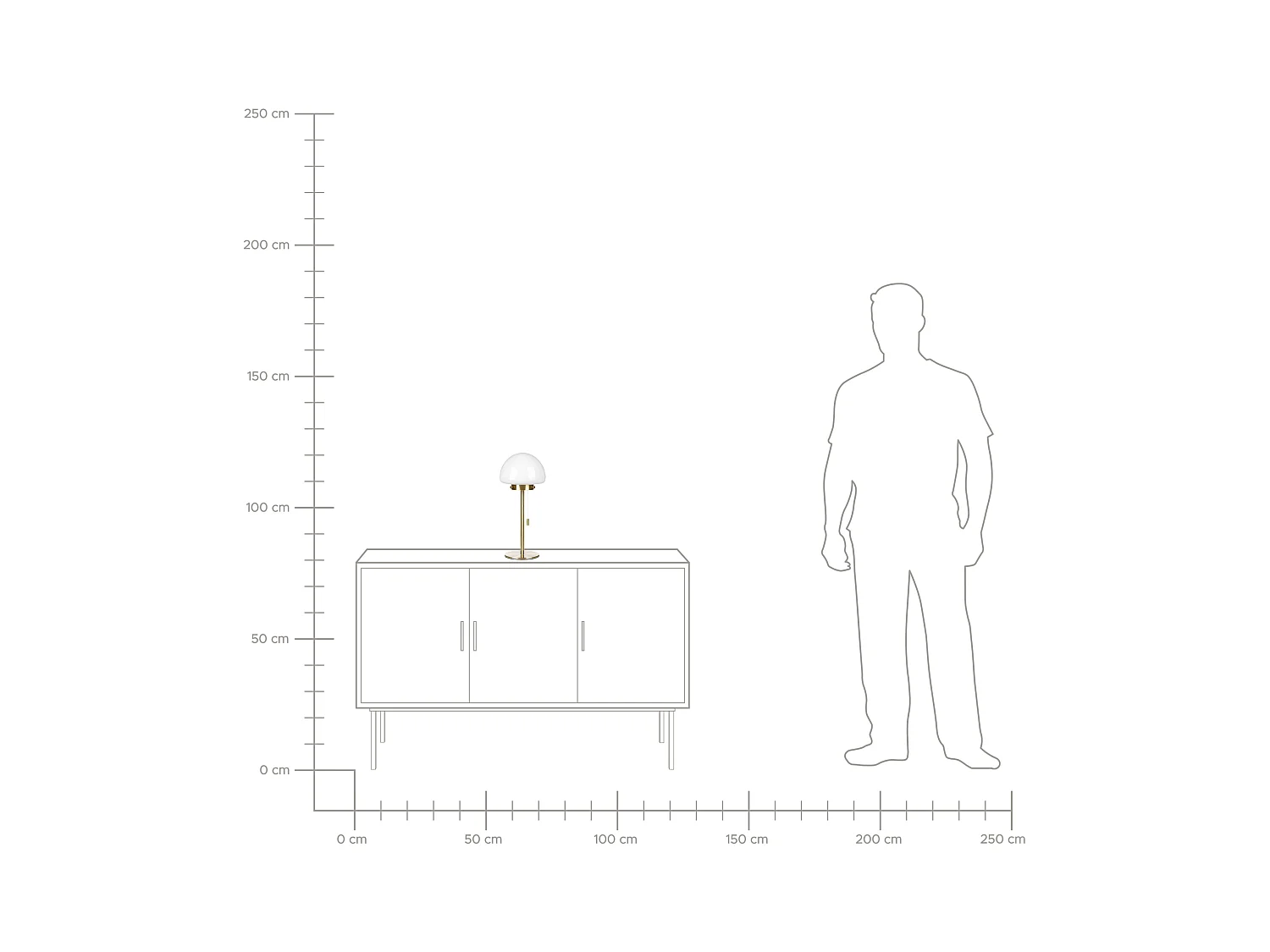 Tafellamp MORUGA Metaal Goud